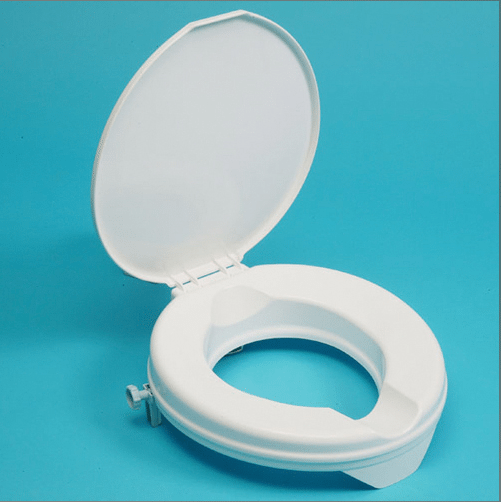 Prima Raised Toilet Seat with Lid 2"