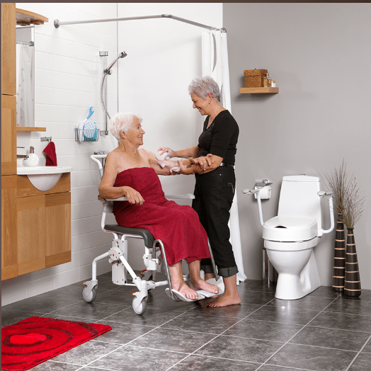 Swift Mobile Shower and Toilet Chair