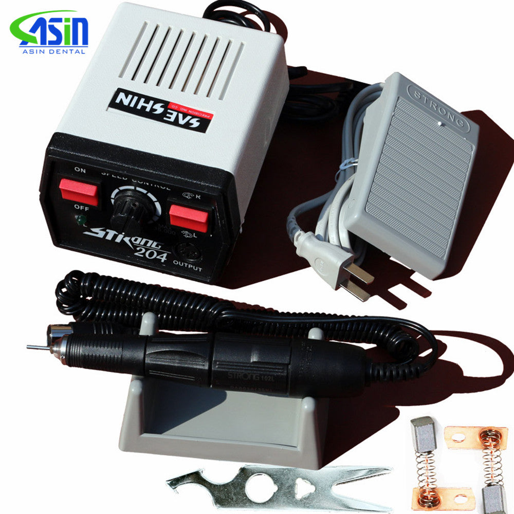 Dental 35000rpm Best Quality Micromotor Dental Handpiece Strong 102L Brush Micromotor Strong 204 Micromotor With Handpiece