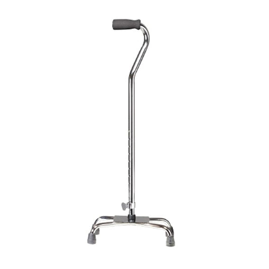 Quad Cane Large Base - Silver