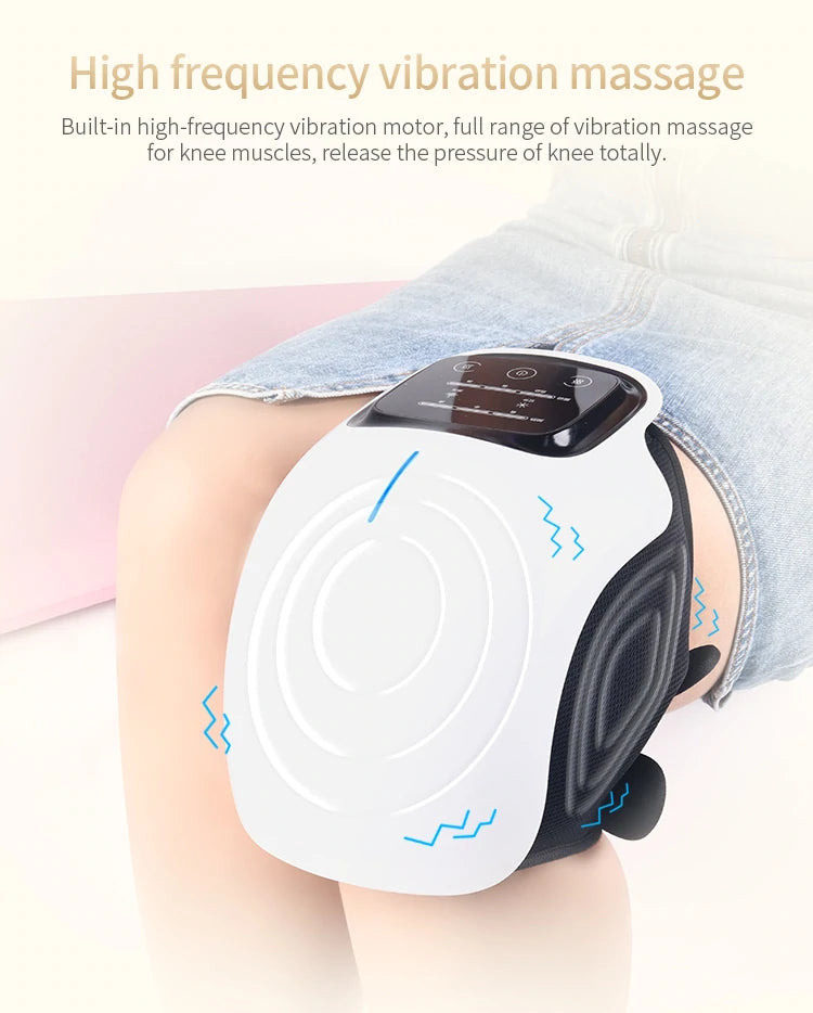 HEATED KNEE MASSAGER - Vibration Joint Massager For Arthritis And Pain Relief