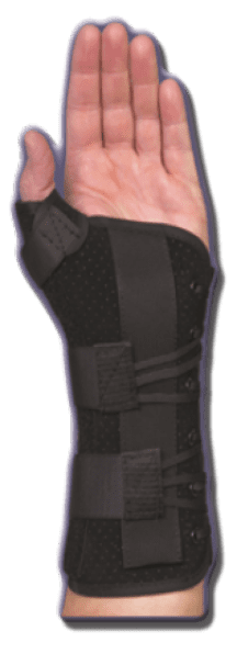 Long Ryno Lacer - Wrist and Thumb Support Beige Left