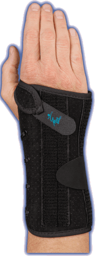 Wrist Lacer II - Wrist Support 8" Black Left